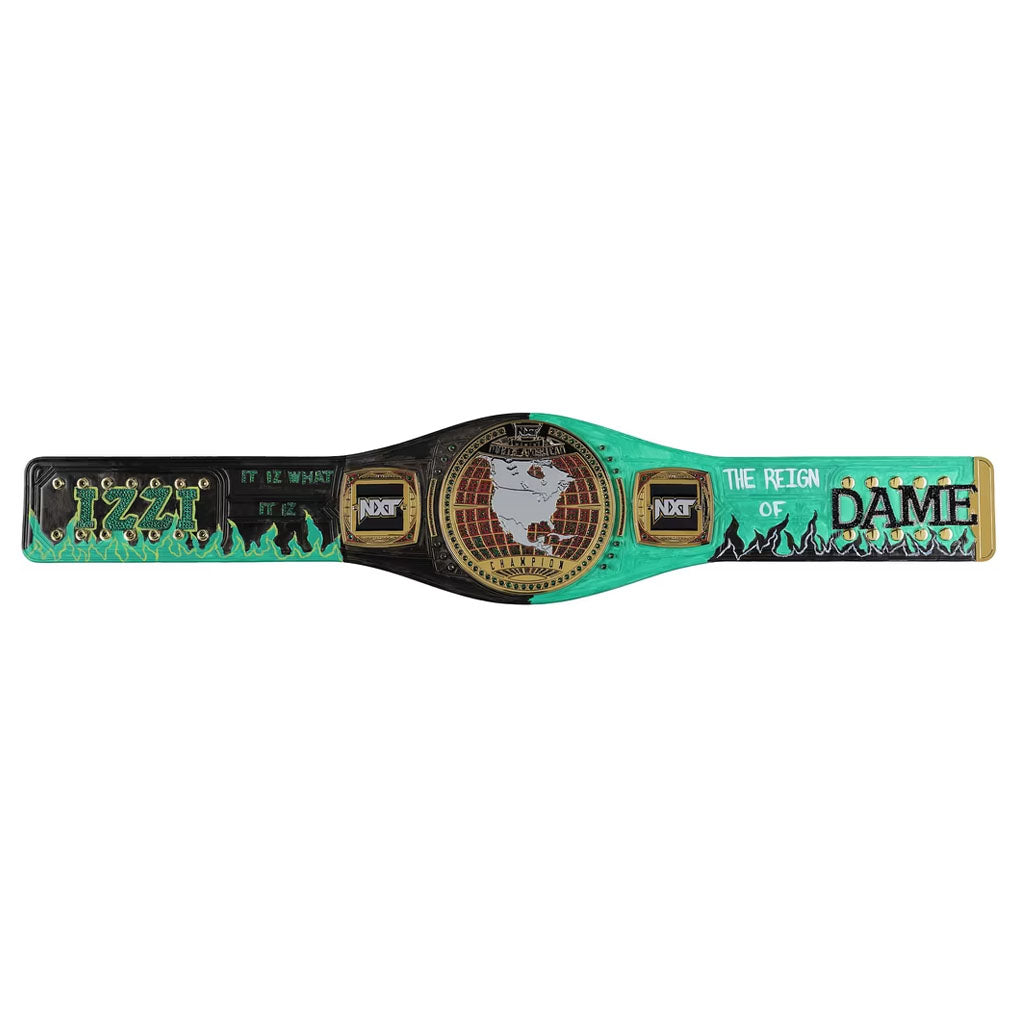 WWE Autographed NXT Women's North American Championship Replica Title Belt with