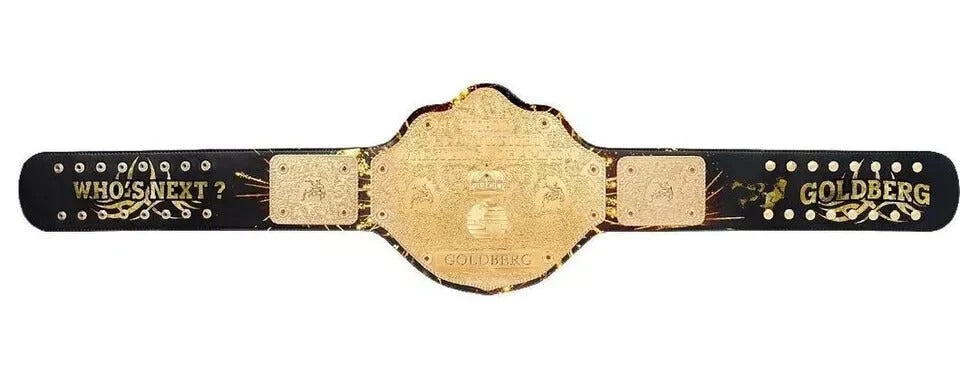 Goldberg Big Gold Signature Series Heavyweight Wrestling Belt Replica