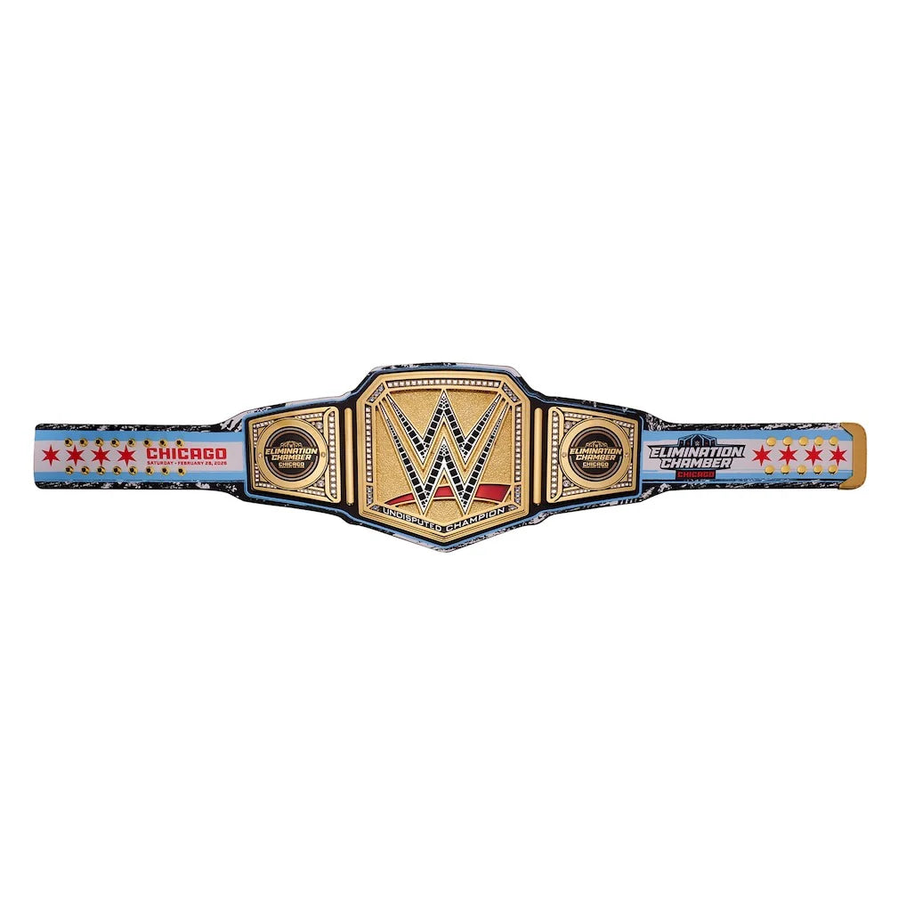 Elimination Chamber Chicago Championship Replica Title Belt