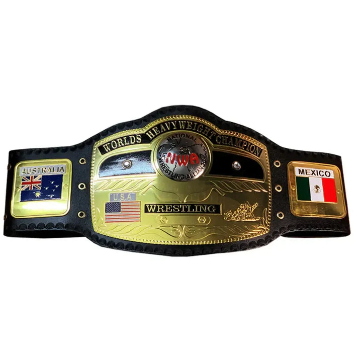 NWA Bahamas Bahamian Heavyweight Wrestling Champion Belt Islands Florida Championship