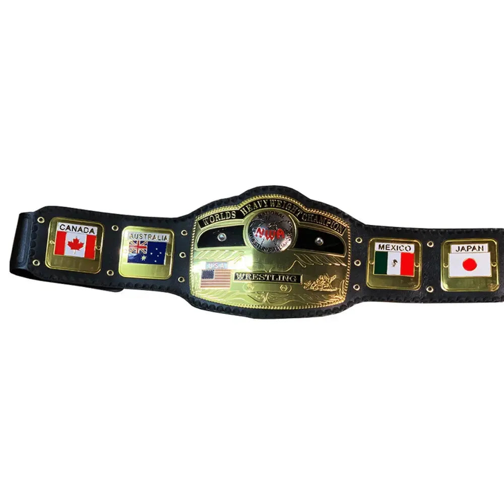 NWA Bahamas Bahamian Heavyweight Wrestling Champion Belt Islands Florida Championship