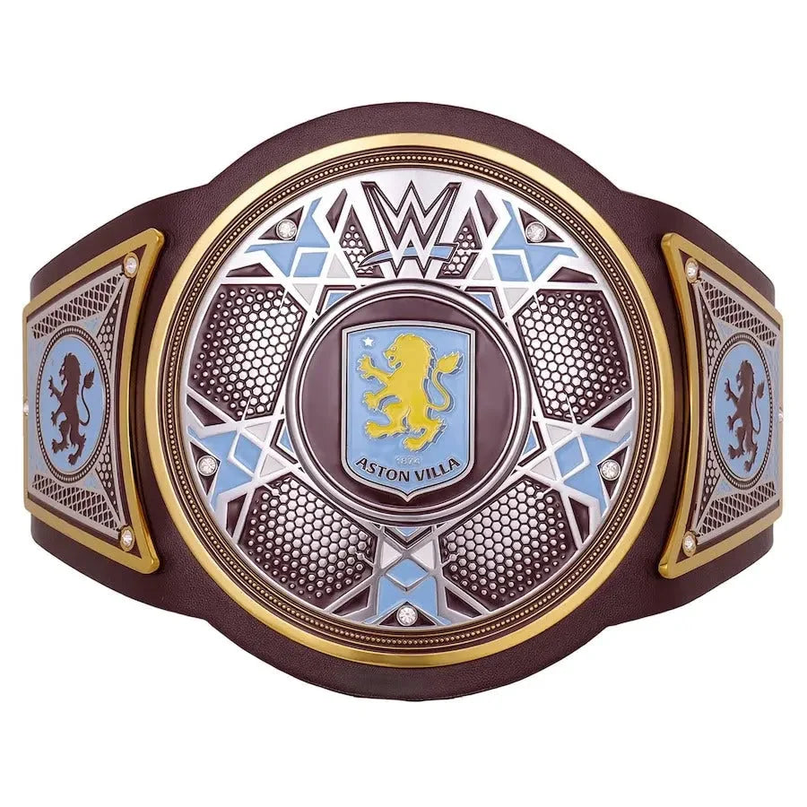 WWE x Aston Villa Legacy Champion Replica Belt – Iconic Football & Wrestling Tribute