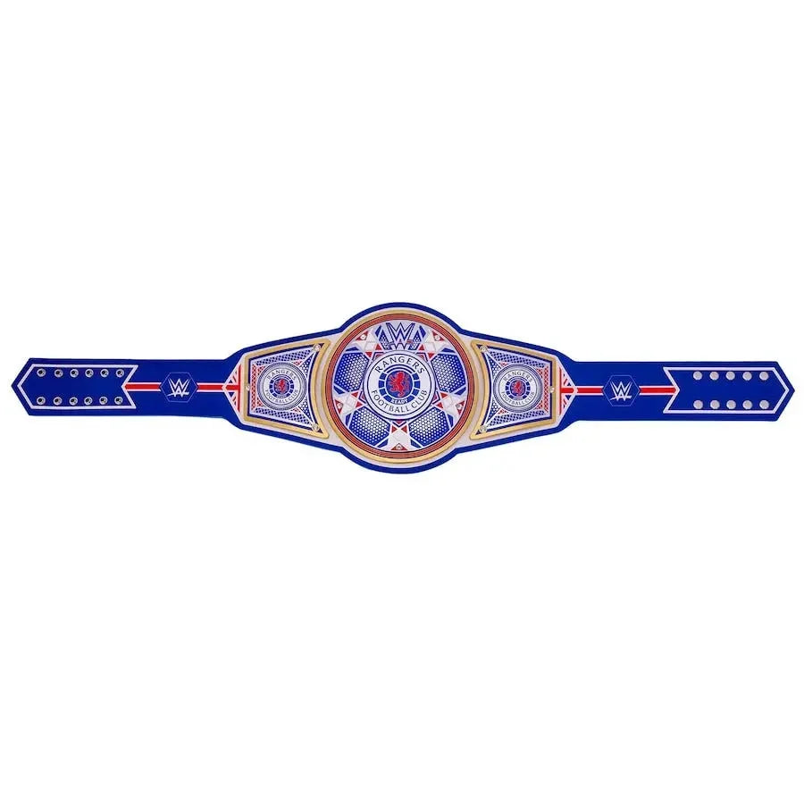 WWE x Rangers FC collectible Legacy Championship Replica Belt – Official Football x Wrestling Collectible