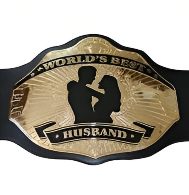 World Best Husband Wrestling Championship Belt